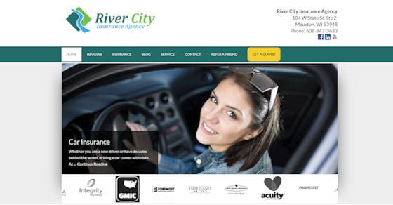 New River City Insurance Agency Website